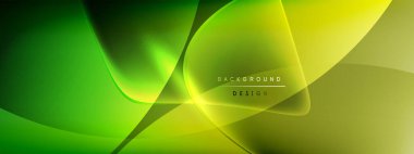 Vektör soyut arkaplan - sıvı kabarcıklar, gölgeler ve ışık efektleri ile sıvı gradyan şekiller. Metin için parlak tasarım şablonu