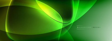 Vektör soyut arkaplan - sıvı kabarcıklar, gölgeler ve ışık efektleri ile sıvı gradyan şekiller. Metin için parlak tasarım şablonu