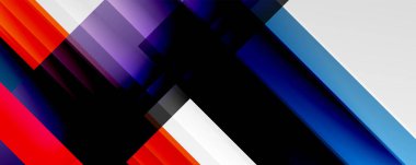 Gölge çizgileri, modern formlar, dikdörtgenler, kareler ve akışkan eğimlere sahip geometrik soyut arkaplanlar. Parlak renkli çizgiler serin arkaplanlar