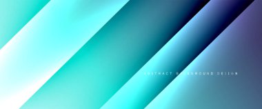 Dinamik diyagonal çizgileri olan akışkan eğimler soyut arkaplan. Dinamik ışık ve gölge efektleriyle parlak renkler. Vektör duvar kağıdı veya poster