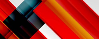 Gölge çizgileri, modern formlar, dikdörtgenler, kareler ve akışkan eğimlere sahip geometrik soyut arkaplanlar. Parlak renkli çizgiler serin arkaplanlar