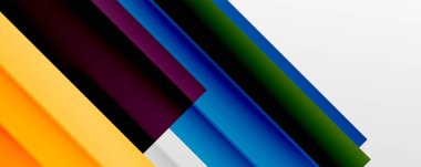 Gölge çizgileri, modern formlar, dikdörtgenler, kareler ve akışkan eğimlere sahip geometrik soyut arkaplanlar. Parlak renkli çizgiler serin arkaplanlar