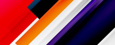 Gölge çizgileri, modern formlar, dikdörtgenler, kareler ve akışkan eğimlere sahip geometrik soyut arkaplanlar. Parlak renkli çizgiler serin arkaplanlar