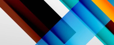 Gölge çizgileri, modern formlar, dikdörtgenler, kareler ve akışkan eğimlere sahip geometrik soyut arkaplanlar. Parlak renkli çizgiler serin arkaplanlar