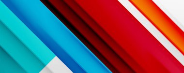 Gölge çizgileri, modern formlar, dikdörtgenler, kareler ve akışkan eğimlere sahip geometrik soyut arkaplanlar. Parlak renkli çizgiler serin arkaplanlar