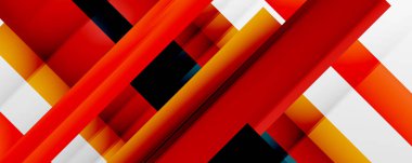 Gölge çizgileri, modern formlar, dikdörtgenler, kareler ve akışkan eğimlere sahip geometrik soyut arkaplanlar. Parlak renkli çizgiler serin arkaplanlar