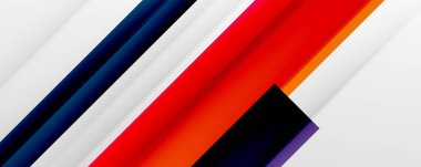 Gölge çizgileri, modern formlar, dikdörtgenler, kareler ve akışkan eğimlere sahip geometrik soyut arkaplanlar. Parlak renkli çizgiler serin arkaplanlar