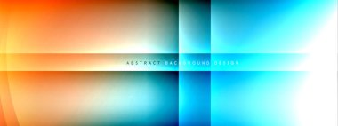 Vektör soyut arkaplan - gölgeler ve ışık efektleri ile sıvı gradyanı üzerinde daire ve çapraz çapraz. Metin için tekno ya da ticari parlak tasarım şablonları