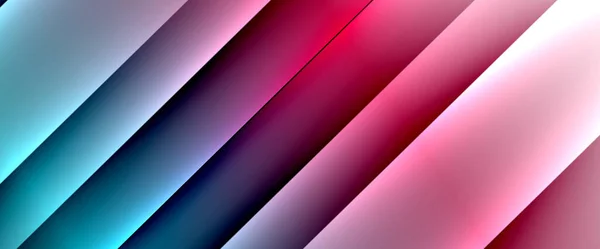 Fluid gradients with dynamic diagonal lines abstract background. Bright colors with dynamic light and shadow effects. Vector wallpaper or poster — Stock Vector