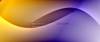 Gölge çizgileri ve parlayan ışık efekti ile akışkan gradyan dalgalar, kapak için modern akış hareketi soyut arkaplan, pankartlar, poster, afiş veya el ilanı