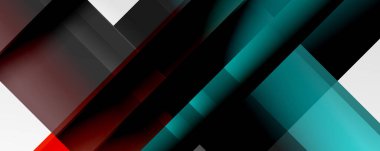 Gölge çizgileri, modern formlar, dikdörtgenler, kareler ve akışkan eğimlere sahip geometrik soyut arkaplanlar. Parlak renkli çizgiler serin arkaplanlar