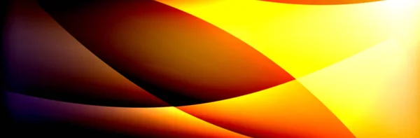 流体梯度霓虹灯色波，矢量抽象背景 — 图库矢量图片