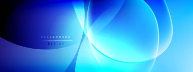 Vektör soyut arkaplan - sıvı kabarcıklar, gölgeler ve ışık efektleri ile sıvı gradyan şekiller. Metin için parlak tasarım şablonu