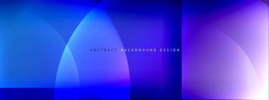 Vektör soyut arkaplan - gölgeler ve ışık efektleri ile sıvı gradyanı üzerinde daire ve çapraz çapraz. Metin için tekno ya da ticari parlak tasarım şablonları