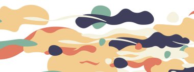 Moda sıvı biçimi, soyut tasarım şekilleri, pankartlar, broşürler, posterler, web iniş sayfaları, kapaklar veya pankartlar için dinamik vektör arkaplanı