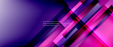 Sıvı renk eğiminde dinamik çizgiler. Metnin, logonuz veya grafikleriniz için modaylı geometrik soyut arkaplan