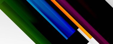 Gölge çizgileri, modern formlar, dikdörtgenler, kareler ve akışkan eğimlere sahip geometrik soyut arkaplanlar. Parlak renkli çizgiler serin arkaplanlar