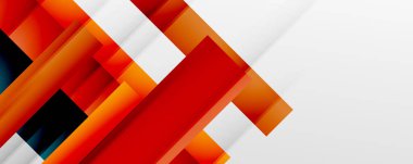 Gölge çizgileri, modern formlar, dikdörtgenler, kareler ve akışkan eğimlere sahip geometrik soyut arkaplanlar. Parlak renkli çizgiler serin arkaplanlar