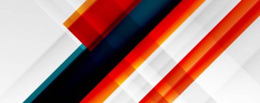 Gölge çizgileri, modern formlar, dikdörtgenler, kareler ve akışkan eğimlere sahip geometrik soyut arkaplanlar. Parlak renkli çizgiler serin arkaplanlar