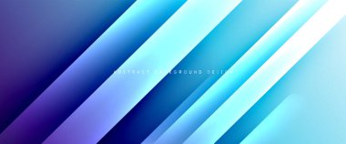 Dinamik diyagonal çizgileri olan akışkan eğimler soyut arkaplan. Dinamik ışık ve gölge efektleriyle parlak renkler. Vektör duvar kağıdı veya poster