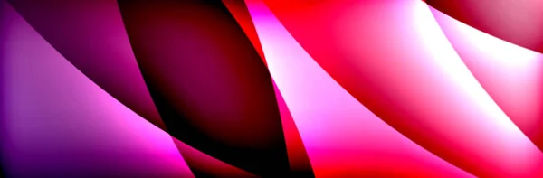 Płynny gradientowy neon fale kolorów, wektor abstrakcyjne tło — Wektor stockowy
