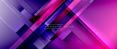 Sıvı renk eğiminde dinamik çizgiler. Metnin, logonuz veya grafikleriniz için modaylı geometrik soyut arkaplan