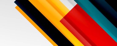 Gölge çizgileri, modern formlar, dikdörtgenler, kareler ve akışkan eğimlere sahip geometrik soyut arkaplanlar. Parlak renkli çizgiler serin arkaplanlar