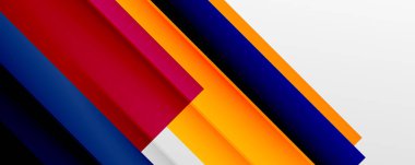 Gölge çizgileri, modern formlar, dikdörtgenler, kareler ve akışkan eğimlere sahip geometrik soyut arkaplanlar. Parlak renkli çizgiler serin arkaplanlar