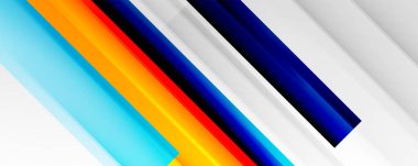 Gölge çizgileri, modern formlar, dikdörtgenler, kareler ve akışkan eğimlere sahip geometrik soyut arkaplanlar. Parlak renkli çizgiler serin arkaplanlar