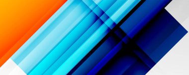 Gölge çizgileri, modern formlar, dikdörtgenler, kareler ve akışkan eğimlere sahip geometrik soyut arkaplanlar. Parlak renkli çizgiler serin arkaplanlar