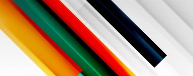 Gölge çizgileri, modern formlar, dikdörtgenler, kareler ve akışkan eğimlere sahip geometrik soyut arkaplanlar. Parlak renkli çizgiler serin arkaplanlar