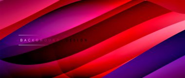 Gölge çizgileri ve parlayan ışık efekti ile akışkan gradyan dalgalar, kapak için modern akış hareketi soyut arkaplan, pankartlar, poster, afiş veya el ilanı