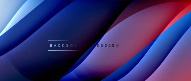 Gölge çizgileri ve parlayan ışık efekti ile akışkan gradyan dalgalar, kapak için modern akış hareketi soyut arkaplan, pankartlar, poster, afiş veya el ilanı