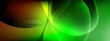 Vektör soyut arkaplan - sıvı kabarcıklar, gölgeler ve ışık efektleri ile sıvı gradyan şekiller. Metin için parlak tasarım şablonu