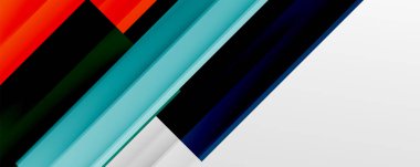 Gölge çizgileri, modern formlar, dikdörtgenler, kareler ve akışkan eğimlere sahip geometrik soyut arkaplanlar. Parlak renkli çizgiler serin arkaplanlar