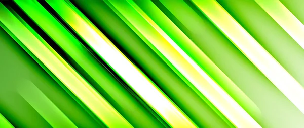 Linhas de néon gradiente brilhante fundo abstrato —  Vetores de Stock