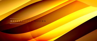 Gölge çizgileri ve parlayan ışık efekti ile akışkan gradyan dalgalar, kapak için modern akış hareketi soyut arkaplan, pankartlar, poster, afiş veya el ilanı