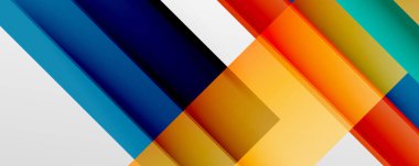 Gölge çizgileri, modern formlar, dikdörtgenler, kareler ve akışkan eğimlere sahip geometrik soyut arkaplanlar. Parlak renkli çizgiler serin arkaplanlar