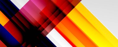 Gölge çizgileri, modern formlar, dikdörtgenler, kareler ve akışkan eğimlere sahip geometrik soyut arkaplanlar. Parlak renkli çizgiler serin arkaplanlar