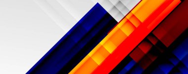 Gölge çizgileri, modern formlar, dikdörtgenler, kareler ve akışkan eğimlere sahip geometrik soyut arkaplanlar. Parlak renkli çizgiler serin arkaplanlar