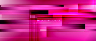 Sıvı renk eğiminde dinamik çizgiler. Metnin, logonuz veya grafikleriniz için modaylı geometrik soyut arkaplan