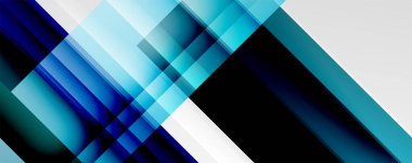 Gölge çizgileri, modern formlar, dikdörtgenler, kareler ve akışkan eğimlere sahip geometrik soyut arkaplanlar. Parlak renkli çizgiler serin arkaplanlar