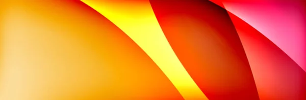 Fluide gradient néon ondes de couleur, fond abstrait vectoriel — Image vectorielle