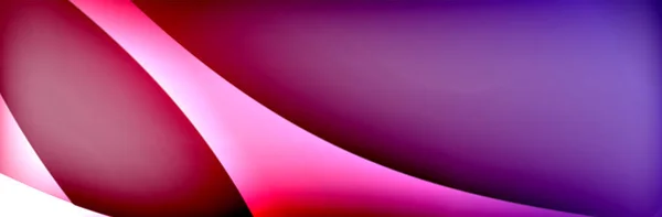 Ρευστή κλίση νέον χρώμα κύματα, διάνυσμα αφηρημένο φόντο — Διανυσματικό Αρχείο