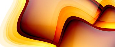 Çemberler ve baloncuklar soyut arka plan. Web pankartı, uygulama veya poster için sıvı yuvarlak şekiller