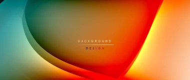 Gölge çizgileri ve parlayan ışık efekti ile akışkan gradyan dalgalar, kapak için modern akış hareketi soyut arkaplan, pankartlar, poster, afiş veya el ilanı
