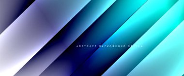 Dinamik diyagonal çizgileri olan akışkan eğimler soyut arkaplan. Dinamik ışık ve gölge efektleriyle parlak renkler. Vektör duvar kağıdı veya poster