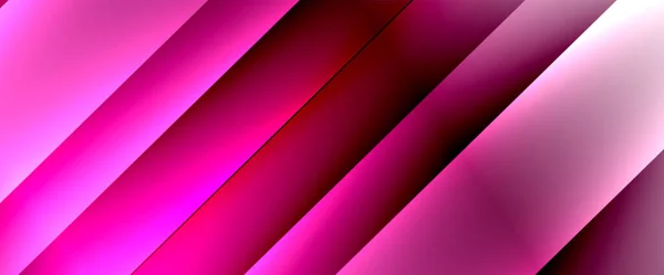 Gradientes fluidos con líneas diagonales dinámicas fondo abstracto. Colores brillantes con luz dinámica y efectos de sombra. Papel pintado vectorial o póster — Vector de stock