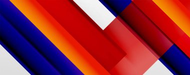 Gölge çizgileri, modern formlar, dikdörtgenler, kareler ve akışkan eğimlere sahip geometrik soyut arkaplanlar. Parlak renkli çizgiler serin arkaplanlar