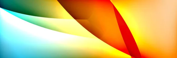 Ρευστή κλίση νέον χρώμα κύματα, διάνυσμα αφηρημένο φόντο — Διανυσματικό Αρχείο